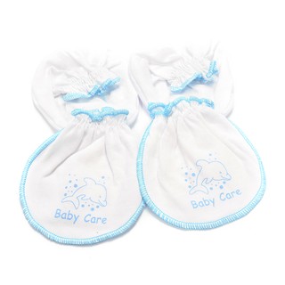 Combo 5 Bao tay chân cotton trắng Nanio