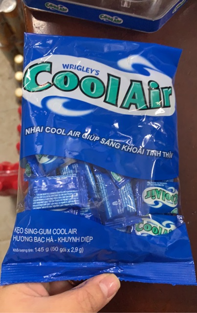 Kẹo Sing Gum Cool Air Hương Bạc Hà túi 50 viên