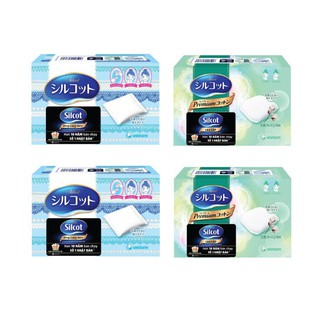 Combo 2 hộp Bông trang điểm / Bông tẩy trang Silcot - Gxushop 1 2