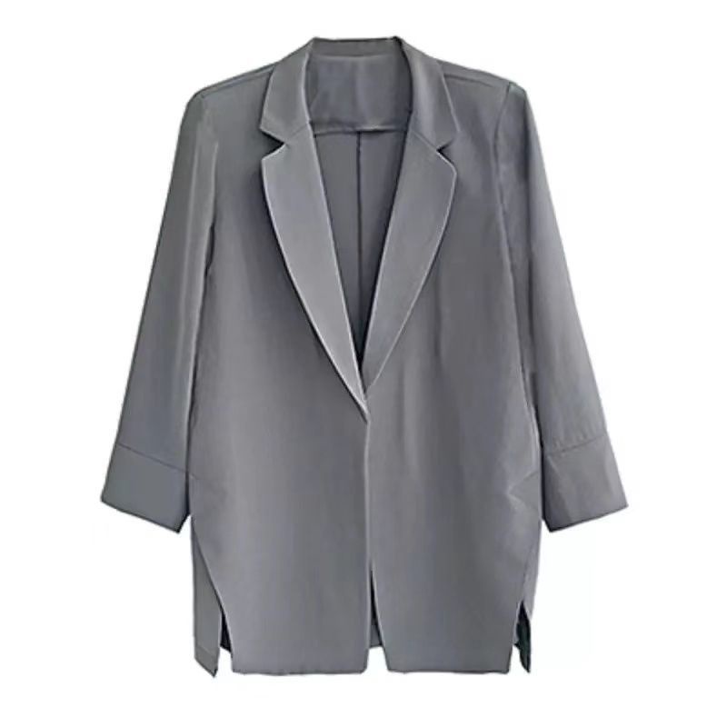 Áo khoác vest ba mảnh tay lửng thời trang công sở cho nữ 2021