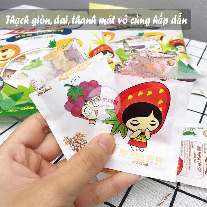 thạch rau cau zòn zai . món ngon cho bé 500gr