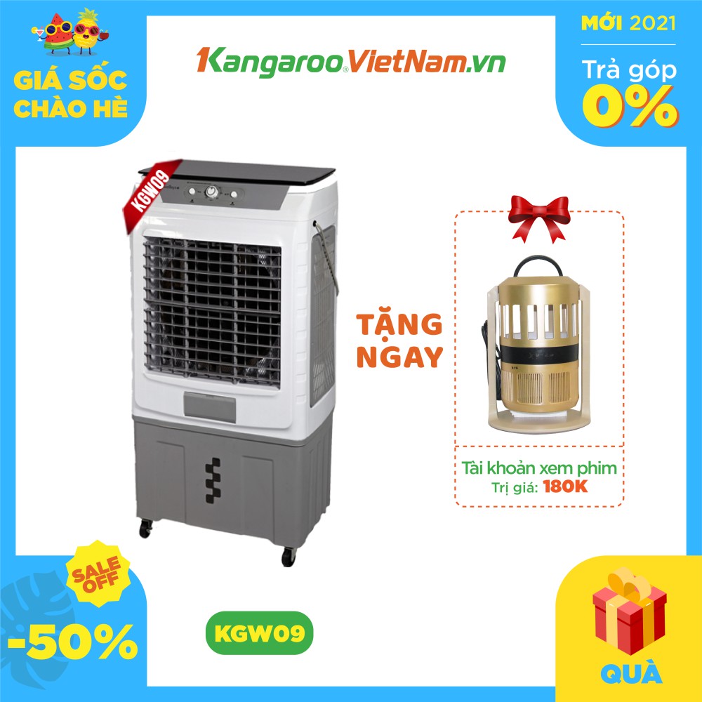 Quạt điều hòa hơi nước Kangaroo KGW09  🔥 FREE SHIP TẬN NHÀ 🔥 Công suất 180W - Diện tích làm mát siêu rộng 40 - 50m2