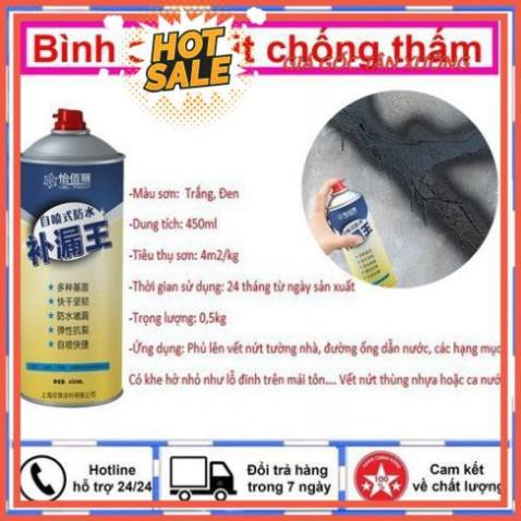 Bình xịt chống thấm, sika chống thấm tường, chống thấm dột dạng sơn xịt sẵn