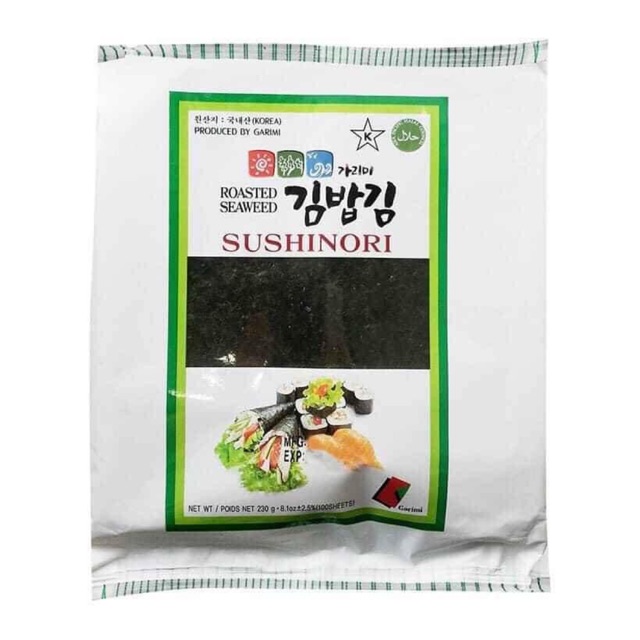 Rong biển cuộn cơm Garimi 10 lá 22gr