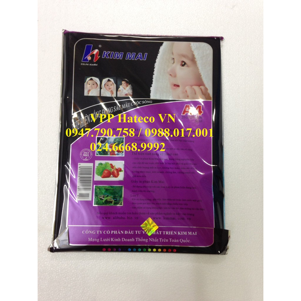 Giấy in phun 2 mặt 220 Kim Mai - Giấy in card