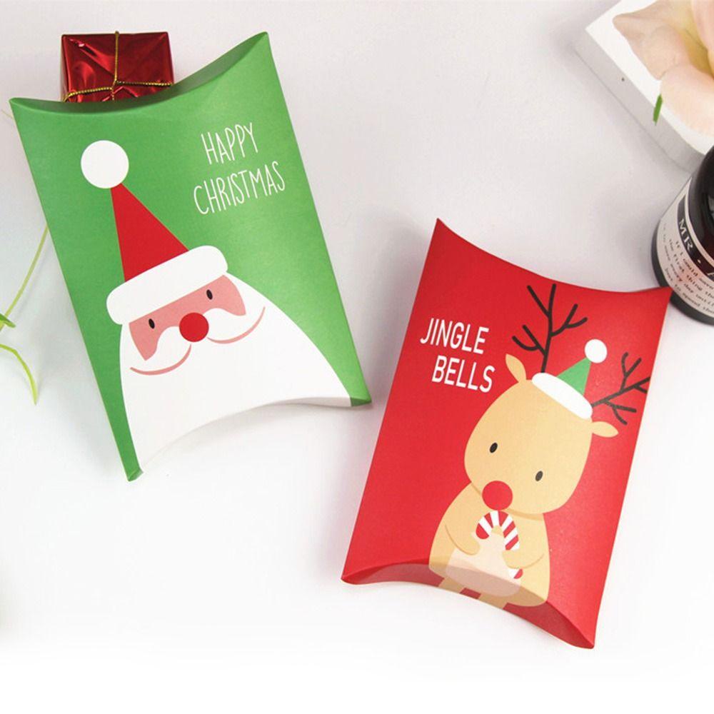 DORAW Hộp Đựng Bánh Quy In Chữ Merry Christmas