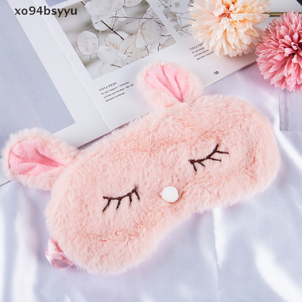 Xo94bsyu Mặt Nạ Che Mắt Ngủ Trưa Thư Giãn Họa Tiết Hoạt Hình Cho Mèo