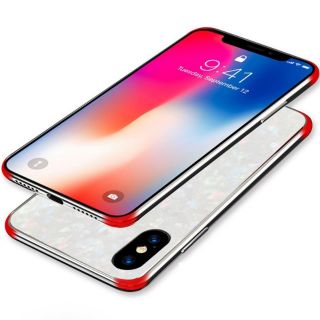 Ốp Lưng Kính Cường Lực Vân Cẩm Thạch Cho Iphone
