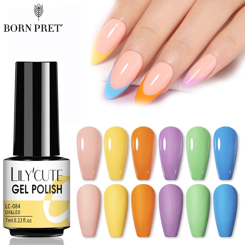 Gel sơn móng tay BORN PRETTY màu đẹp cá tính 7ml