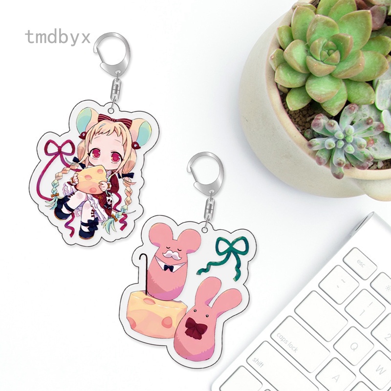 Móc khóa hình nhân vật anime Toilet Bound Hanako Kun Hanako Sousuke Mitsuba