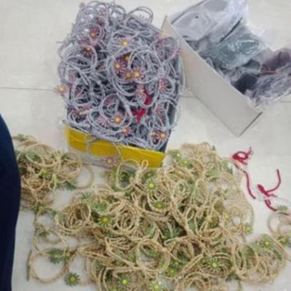 [GIÁ 1K]-Dây buộc tóc,dây chun cột tóc hoa cúc nhiều màu hottrend