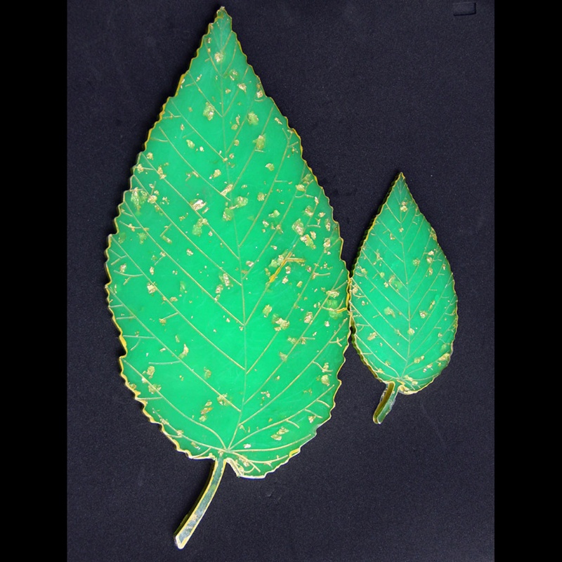 Khuôn Silicone Làm Đế Lót Chén Dĩa Hình Chiếc Lá Lớn