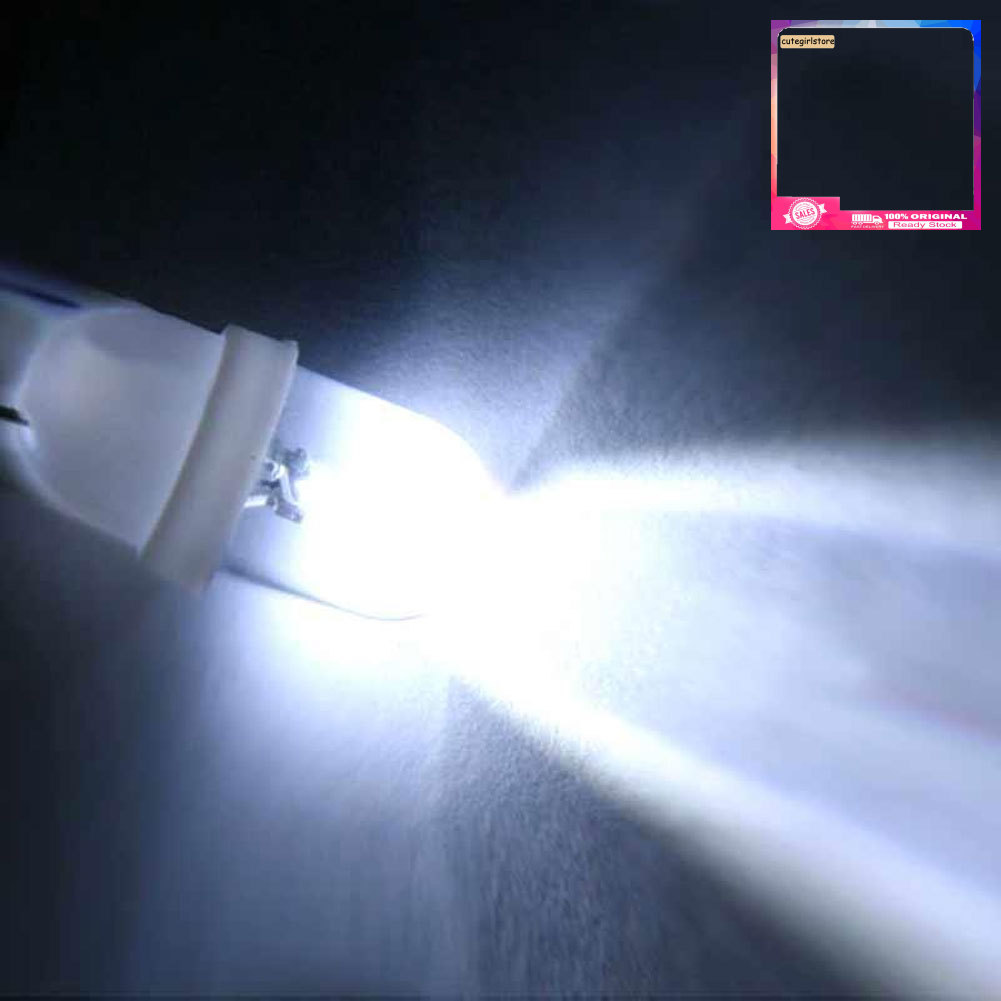 QT_2/10Pcs LED Car Auto Wedge Light Side Dashboard Number Plate Lamp Bulb