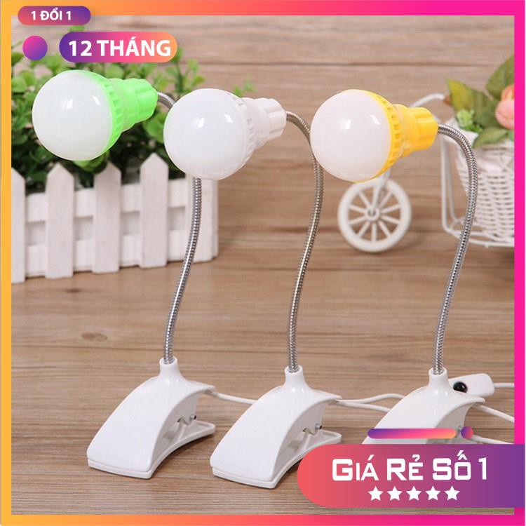 Đèn Ngủ 💗FREESHIP💗 Đèn Led Kẹp Bàn Mini Tiết Kiệm Điện Cắm USB W00757 Đọc Sách Báo, Dây 1m2 - VIDEO THỰC TẾ