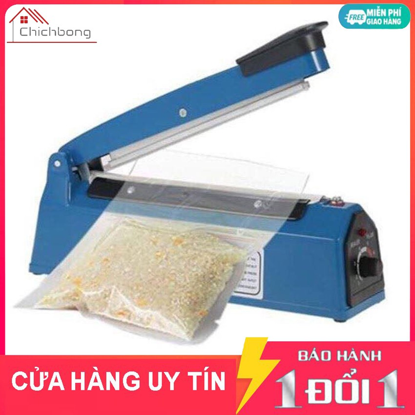 Máy Hàn Miệng Túi Dập Tay PFS200MM, Máy Hàn Túi Nilong 20Cm