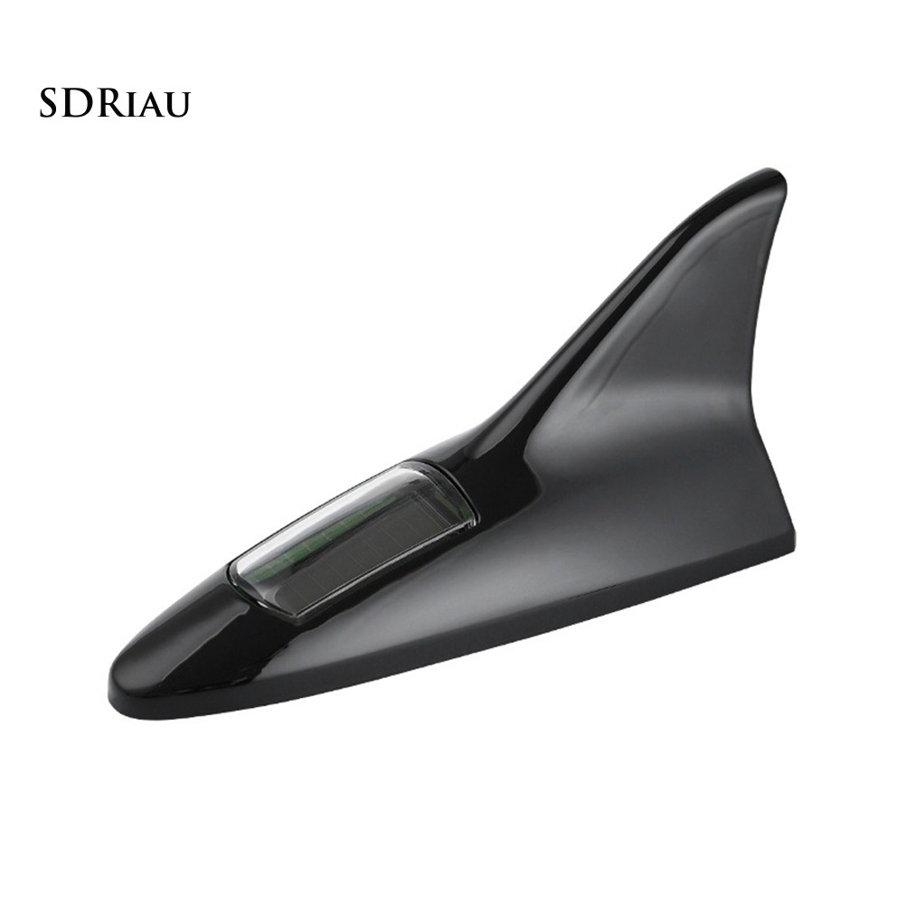 Shark Fin Solar Energy Powered Car Flash Strobe Light Emergency Warning Lamp
