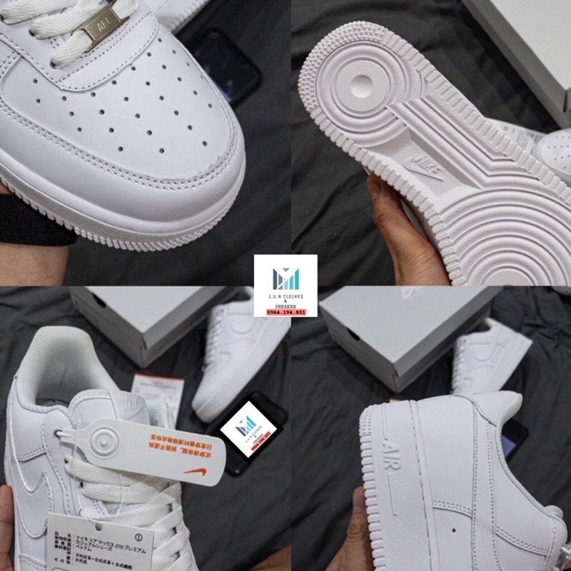 GIÀY AF1 LOW ALL WHITE LAI AU [ BẢN NÂNG CẤP ]