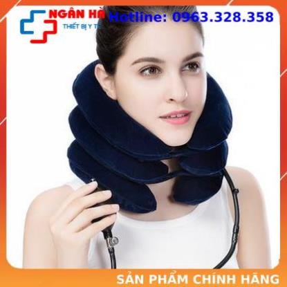 Đai hơi kéo giãn cổ điều trị đau mỏi cổ dh001