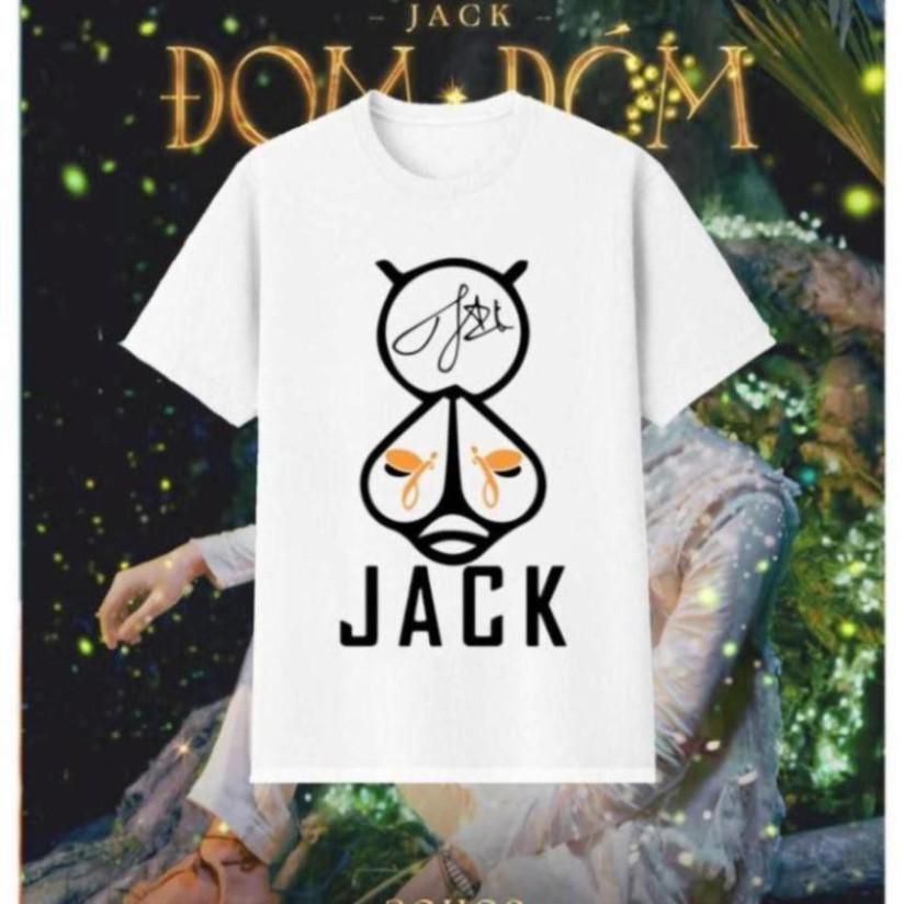 Áo thun logo đom đóm, áo jack, áo thun j97, fan đóm, áo thun thần tượng ca sĩ jack, vải cotton mịn mát, áo thun nam nữ