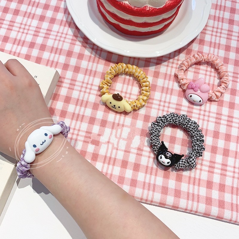 Dây Buộc Tóc Cao Su Họa Tiết Động Vật Dễ Thương Phong Cách Hàn Quốc Cho Nữ
