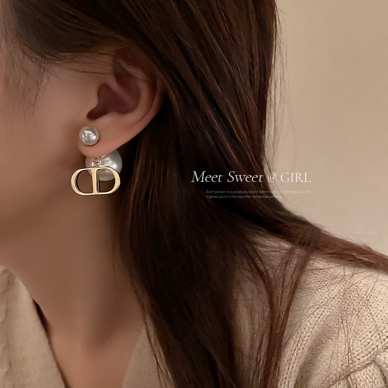 Đôi Bông Tai Ngọc Trai Thời Trang Cho Nữ