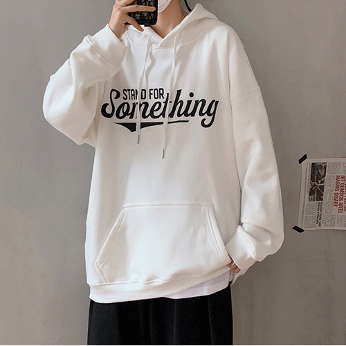 Áo hoodie unisex nam nữ cặp đôi form rộng nỉ bông dày dặn local brand SOMETHING hàn quốc cute khoác chống nắng dày mịn