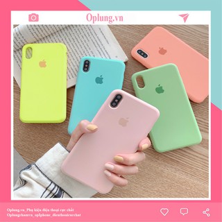 Ốp lưng iphone Ốp chống bẩn full viền logo táo iphone 6/6plus/6s/6s plus/7/7plus/8/8plus/x /xsmax/11promax (n60)-Shine C