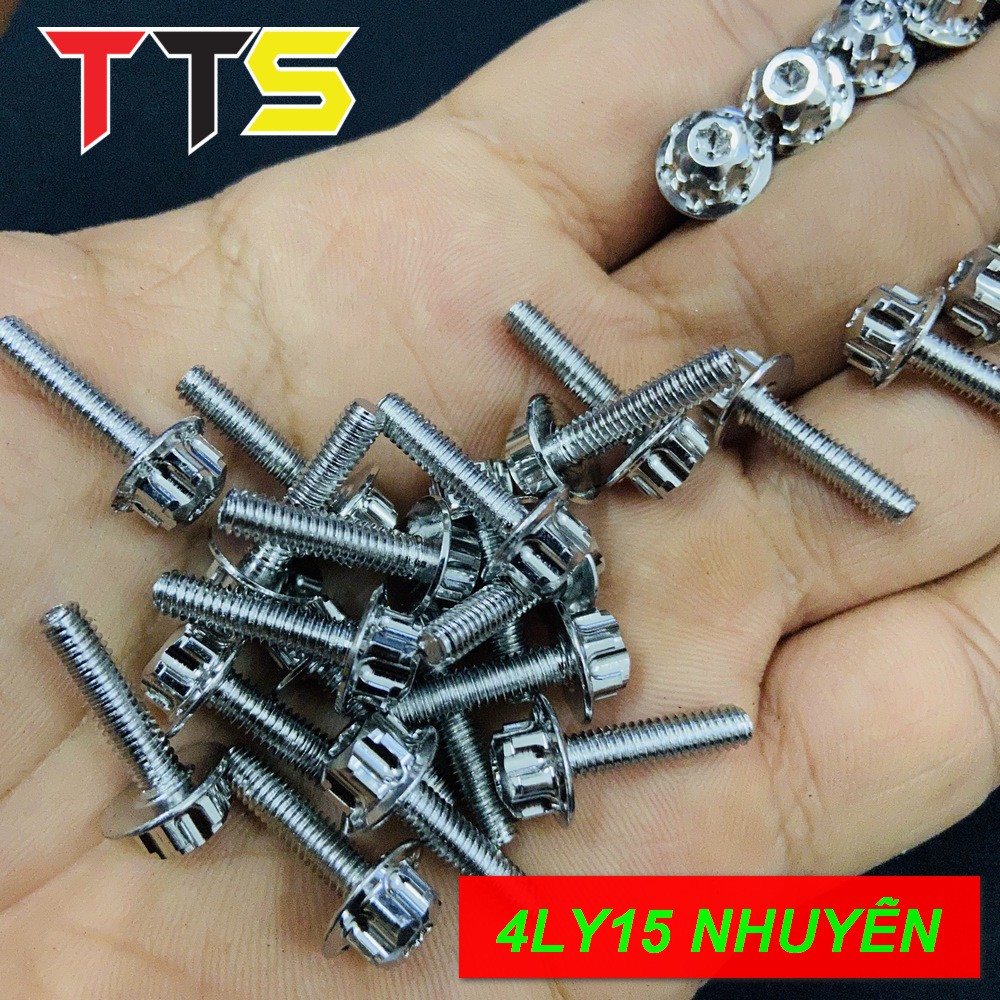 ỐC SALAYA 4LY15 RĂNG NHUYỄN SỬ DỤNG BẮT NẮP DẦU, BỢ ĐỒNG HỒ XE MÁY