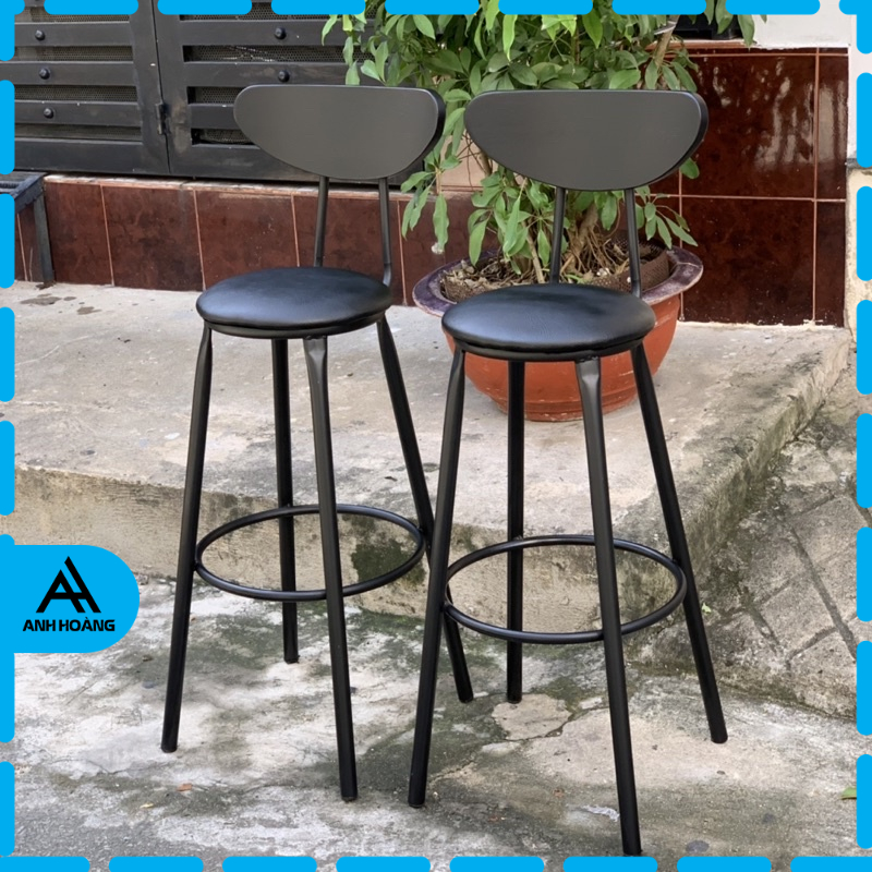 Ghế Cafe Stool Quầy Bar - Loại Màu Gỗ Cao 45 - Cao 75cm | Anh Hoàng Furniture
