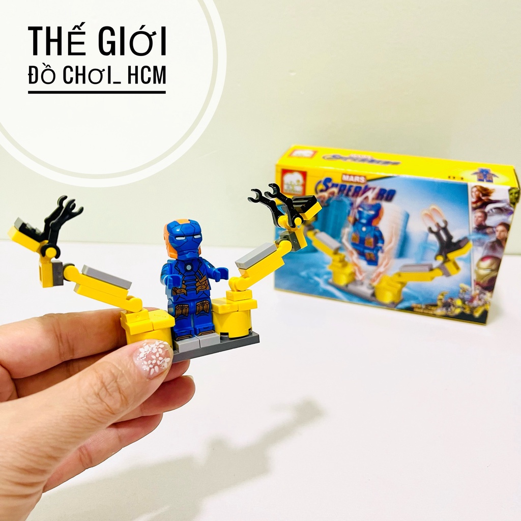 [NHIỀU MẪU] Hộp lego lắp ráp ghép hình nhân vật giúp bé sáng tạo, thông minh