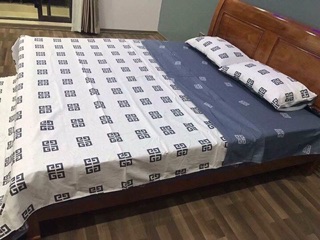 SET CHĂN GA GỐI COTTON LỤA
