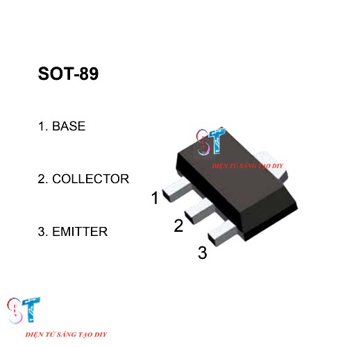 TRANSISTOR NPN 2SD965A 5A 22V SOT- 89
