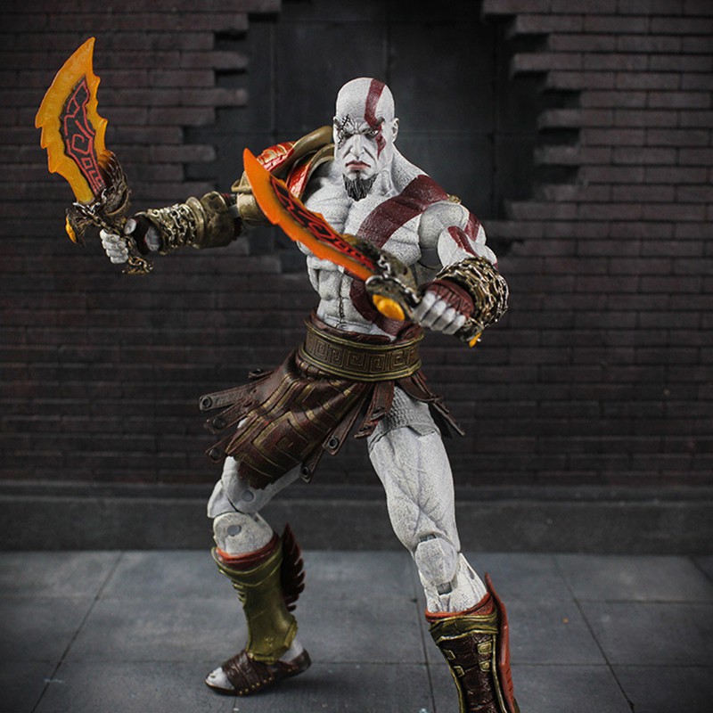 Mô Hình Nhân Vật Kratos Trong God Of War 3 Trang Trí