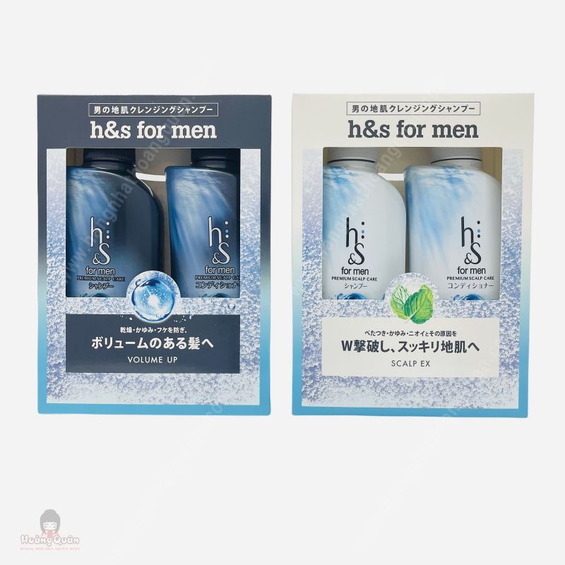 Set dầu gội xả HS Premium Scalp Care 370ml Nhật bản