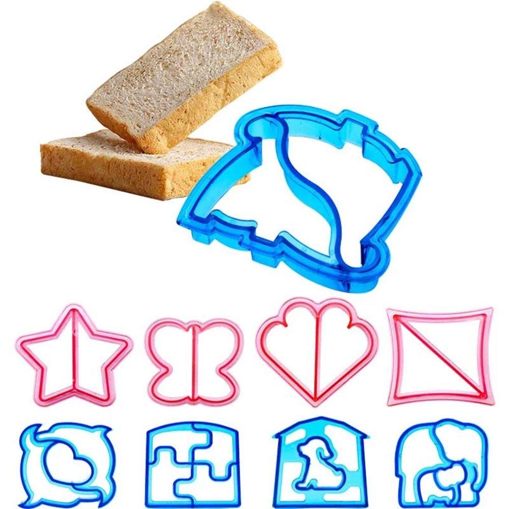 AUGUSTINA Khuôn Cắt Bánh Mì Sandwich Không Mùi Siêu Bền Tiện Dụng Cho Nhà Bếp DIY