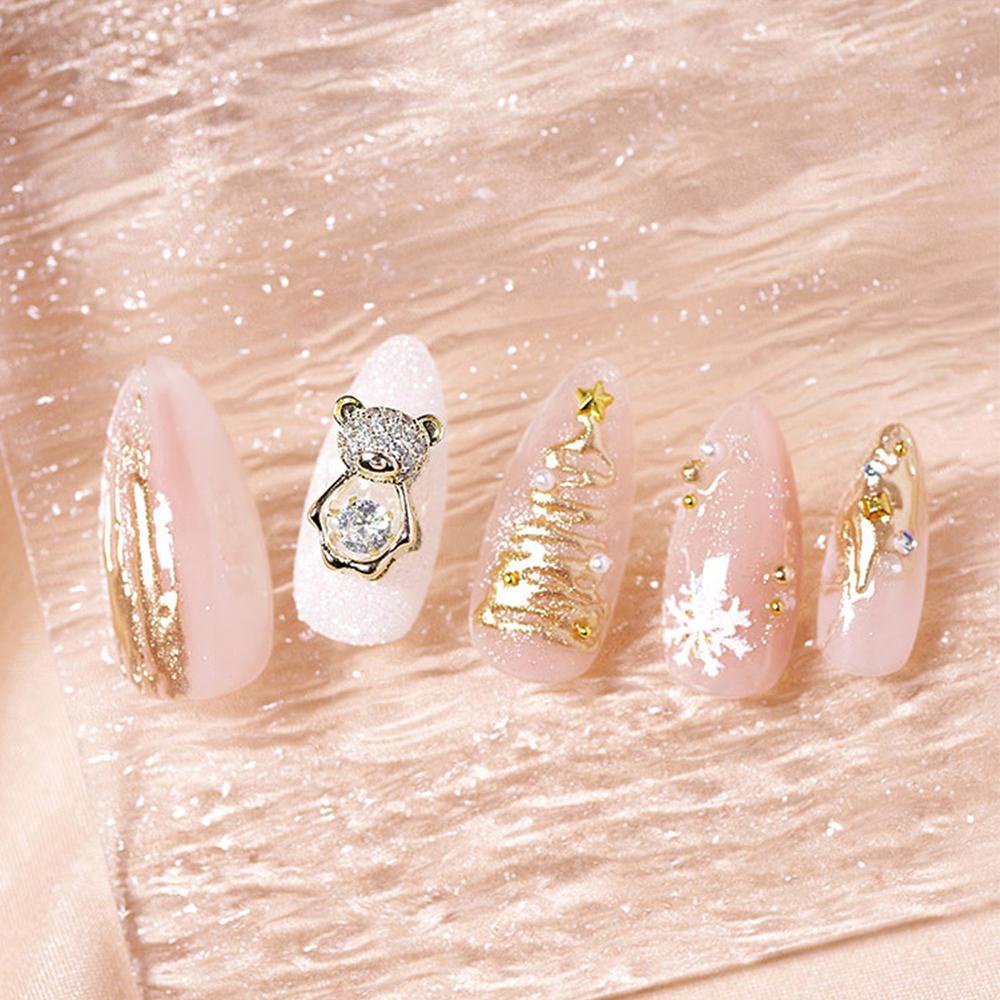 Phụ Kiện Trang Trí Móng Tay 3D Bằng Hợp Kim Sang Trọng DIY