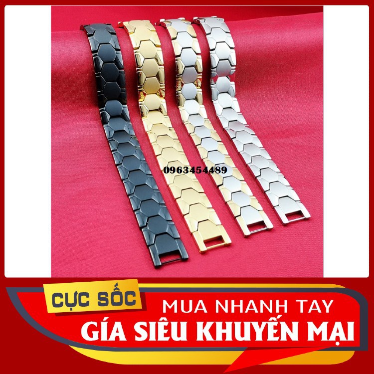 Vòng Tay Điều Hòa Huyết Áp Nhật Bản 5 Trong 1 Dành Cho Nam Giới
