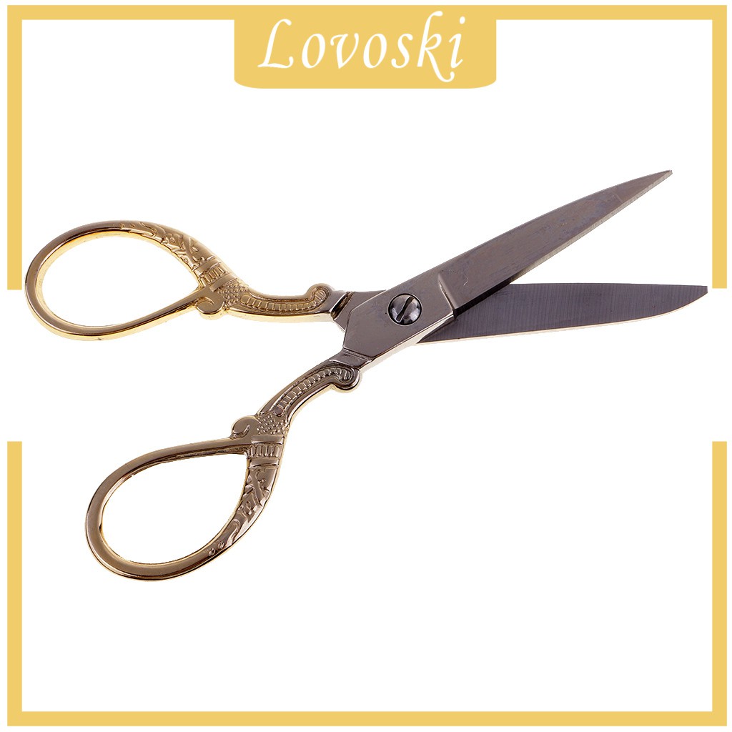 Kéo Inox Mạ Vàng Chuyên Dụng Cho Thợ May DIY