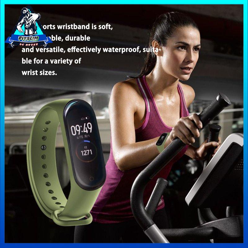 [Fitslim] Band 3/4 Replacement Bracelet Sport Silicone Strap Wristband Bracelet