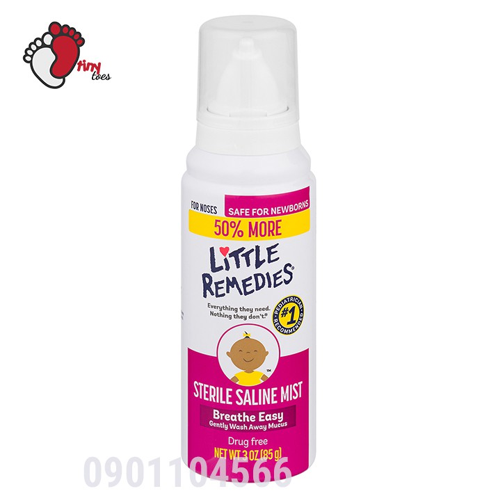 XỊT MŨI LITTLE REMEDIES CHO BÉ