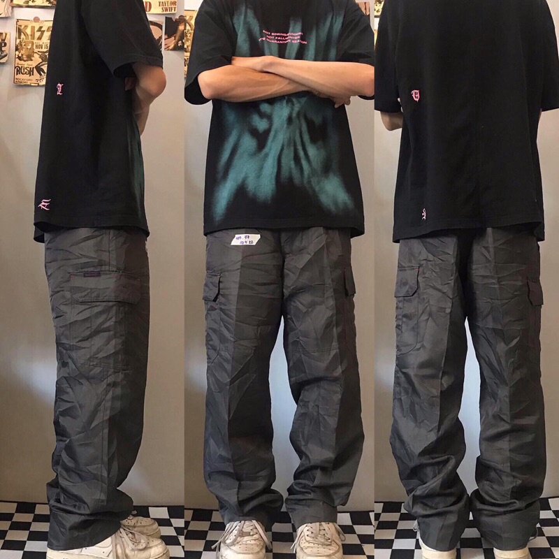 Quần túi hộp 2hand, quần cargo pant dáng ống rộng giá rẻ