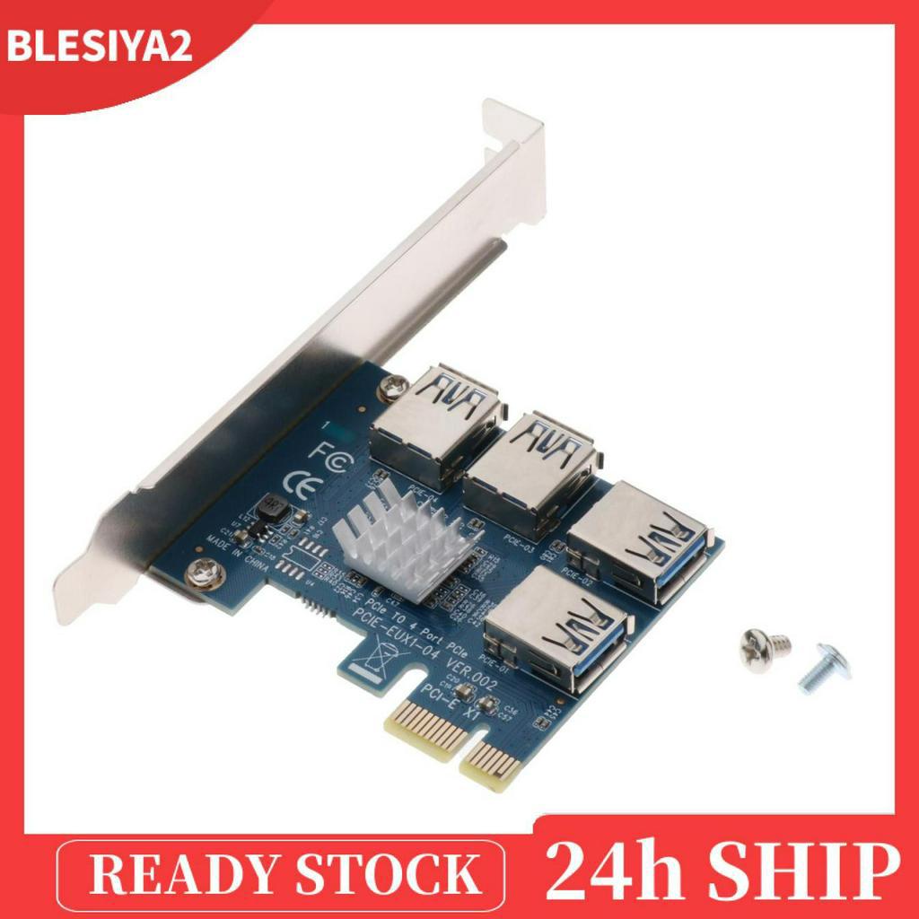 Card Chuyển Đổi PCI-E 1 Sang 4 USB 3.0 PCIE Express 16X Kèm Phụ Kiện