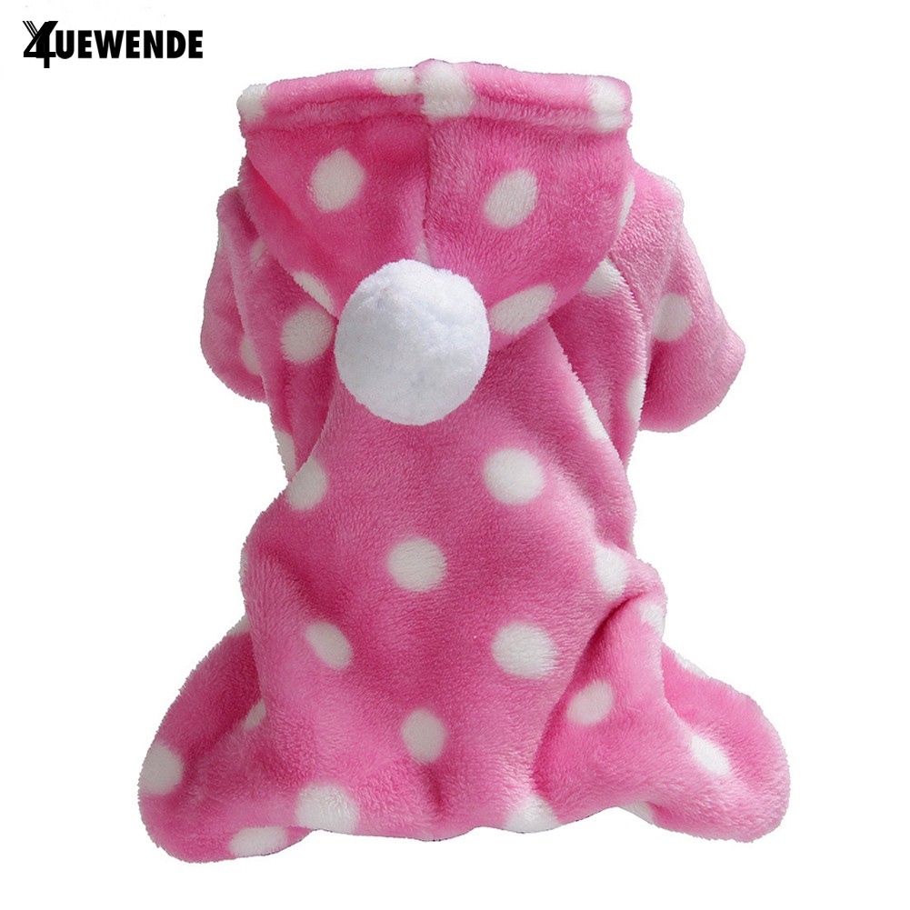Áo Khoác Hoodie Chấm Bi Ngôi Sao Dành Cho Thú Cưng