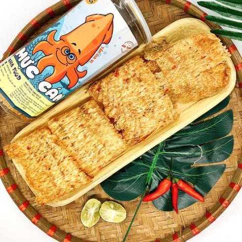 [Chuẩn Loại 1] Mực mix 2 vị:Mực xé + Mực cán cao cấp hàng loại 1 - Mực hấp dừa, Mực cán nguyên , Mực thơm ngon | BigBuy360 - bigbuy360.vn