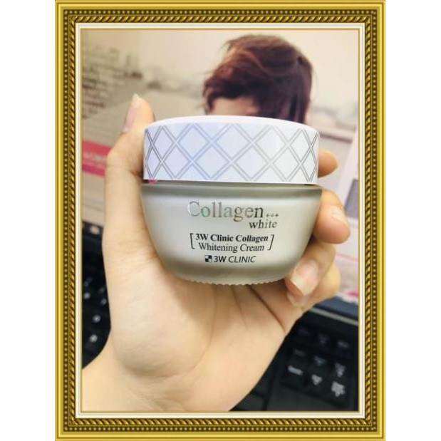 KEM DƯỠNG TRẮNG DA 3W CLINIC CRYSTAL WHITE MILKY CREAM