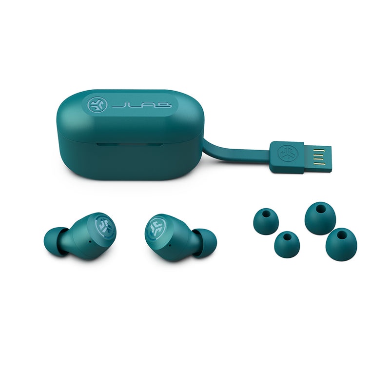 Tai nghe Bluetooth JLab GO Air POP TWS màu xanh mòng két (teal) - IAPEBGAIRPOP