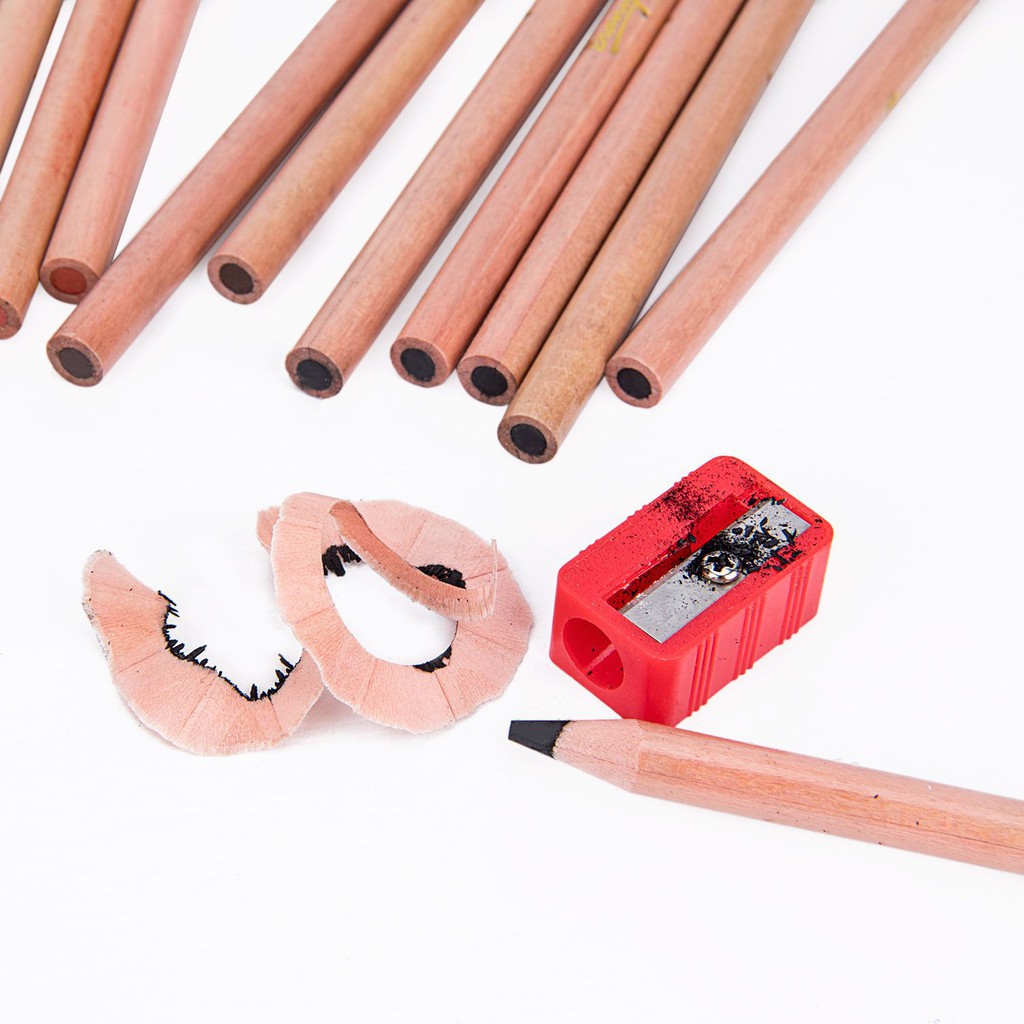 Bộ 12 bút chì màu gồm 4 tông màu vẽ chuyên nghiệp Seamiart