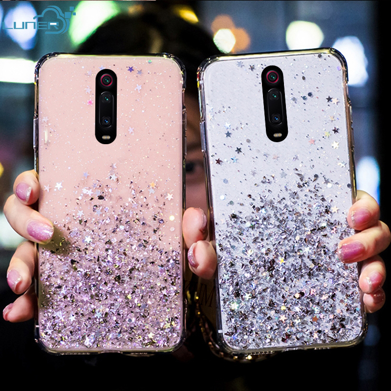 Ốp điện thoại lấp lánh cho Xiaomi Mi Redmi K20 K20Pro K30Pro K30Pro K40 K40Pro Note 8 8Pro 9S 9Pro 10S 10Pro 10Pro
