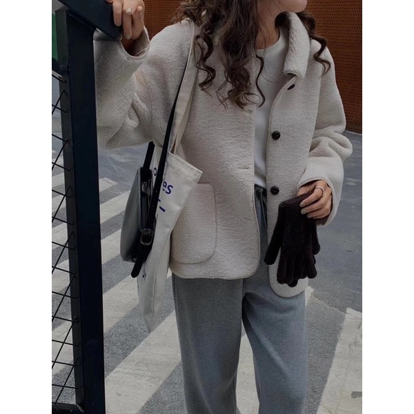 ÁO KHOÁC LÔNG CỪU SIÊU XINH | BigBuy360 - bigbuy360.vn