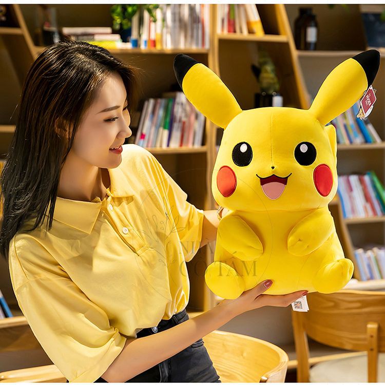 Thú Nhồi Bông Pikachu Siêu Độc Lạ Dê Thương - Siêu Mềm Mại Đáng Yêu